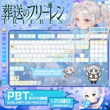 Frieren: Beyond Journey's End Keycaps 120pcs PBT OEM for MX Mechanical KEYBOARD picture