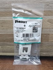 Panduit Cf1062why 106 Module Frame, Mini Com, 2 Port, White picture