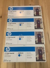 4x OEM Genuine HP Color LaserJet Print Cartridge Cyan Q3961A for 2550 2820 2840 picture