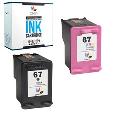 2-Pack Compatible HP 67 Ink Cartridge for ENVY 6010e 6454e 6065e 6066e Pro 6420 picture