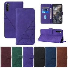 Flip Embossed Leather Wallet Cover Case For S26 S25 S24 S23 S21 S22 Note 20 picture