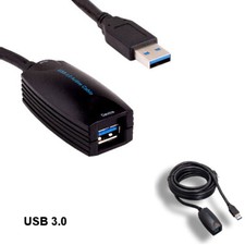 KNTK 16' USB 3.0 Active Extension Repeater 5Gbps Data Sync Transfer for PC Data picture