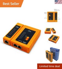 Portable Battery-Powered Network Cable Tester for CAT5/CAT6/CAT7 Connections picture
