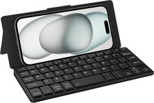 CACOE Wireless Keyboard with Stand, Mini Keyboard for Cell Phone, Ultra-Slim Por picture