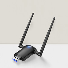 Wireless WiFi Adapter AC1300Mbps USB 3.0 Dual Band 5dBi Antennas for PC/Laptop picture
