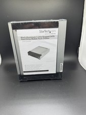 StarTech.com Black Aluminum 5.25in Rugged SATA Hard Drive Mobile Rack Drawer (DR picture