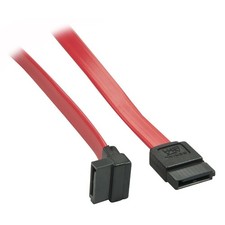 LINDY 0.7m SATA Internal Cable 7 Pin To 90 Deg 7Pin 33352, red picture