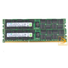 Samsung 2x 16GB 2RX4 PC3L-12800R DDR3L-1600MHz CL11 ECC REG Server RAM Memory ## picture
