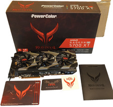 PowerColor Red Devil RX 5700 XT AMD Radeon Full RGB– Serviced, Tested, box picture