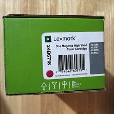 Lexmark 24B6718 Genuine One Magenta High Yield Toner Cartridge picture