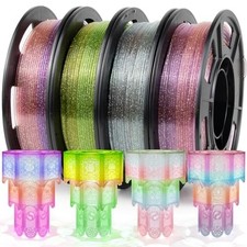 Multicolor Glow in the Dark 3D Filament - 1.75 mm, Vacuum-Sealed for Freshness picture