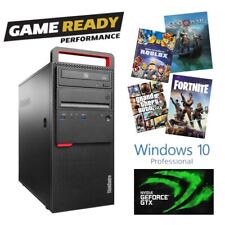 Gaming Lenovo Desktop Computer MT i7 NVIDIA GTX up 64GB RAM 4TB SSD Win11 BT picture