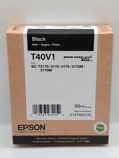 New Epson UltraChrome XD2 T40V1 50ml Ink Cartridge - Black Exp 03/2/2024 picture
