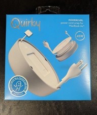 Quirky Powercurl POP Power Cord Wrap Organizer Apple MacBook Air Laptop - Gray picture