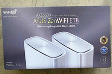 ASUS ZenWiFi ET8 AXE6600 Tri-Band Mesh WiFi 6E Router 2-Pack White picture