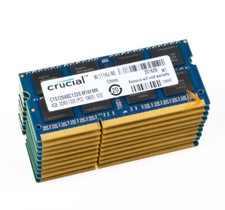 10PCS For Crucial 4GB 2RX8 PC3-10600S DDR3 1333Mhz Laptop Memory RAM SODIMM %888 picture