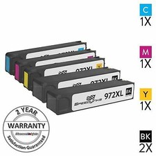 5 Pk Compatible Replacement Ink Cartridges for HP 972X PageWide Pro 577dw 477z picture