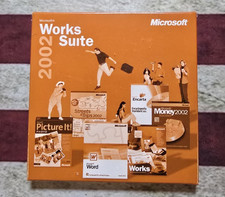 Microsoft Works Suite 2002 Software CD Sealed With Key picture