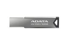 ADATA UV350 32GB USB 3.2 Gen 1 Super Speed Capless Flash Drive Silver (AUV350-32 picture