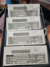 4x IBM Model M/F 122-Key Battleship Terminal Keyboards 1390238 1985 Vintage Rare picture