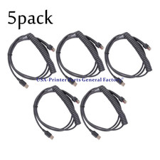 5pc CBA-U12-C09ZAR 9FT Coiled USB Cable For Motorola Symbol LS2200 LS2208 LS4208 picture