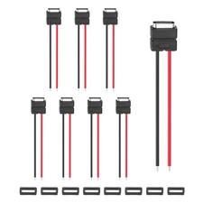 8Pcs Type-C Female 2 Pin Bare Wire Socket picture