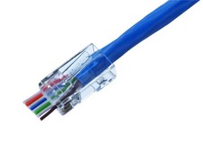 IDEAL CAT6 Feed-Thru RJ-45 Modular Plugs 50/Card (85-376) (85376) picture