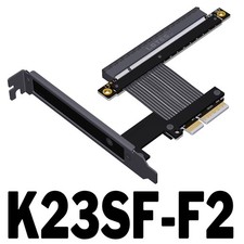ADT Link PCIe 5.0 x4 to x16 Flexible Ribbon Cable with Baffle, for 1U Server picture