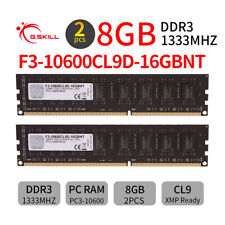 G.SKILL Value 16GB Kit 2x 8GB DDR3 1333MHz PC3-10600U 240Pin Desktop Memory RAM picture