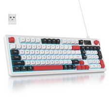 Owpkeenthy 98 Keys Gaming Keyboard with Knob, 96% Gasket Mouted Wireless Quie... picture