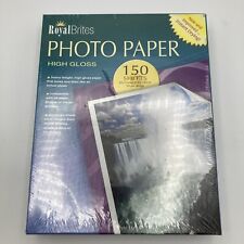 SEALED NEW Royal Brites Photo Paper High Gloss 150 Sheets picture