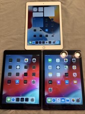 Apple iPad Air Lot Of 3 Tested Unlocked Great Condition picture