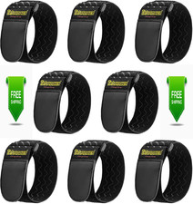 Trilancer Elastic Cinch Straps with Anti-Slip Strips, 12'' x 2'' (8 Pack) picture