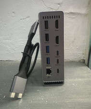 GIISSMO MacBook Pro Dual USB-C Multiport Hub HDMI, RJ-45, USB 3.0, SD/microSD  picture