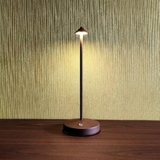Cordless Table Lamps,Rechargeable Led Touch Bar Lamp, Portable Battery Rust picture