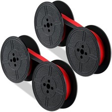 2 Pairs Typewriter Ribbon Compatible with Typewriters,Red, Black picture