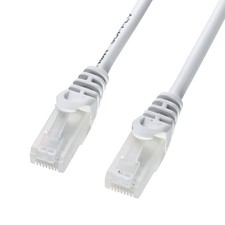 Sanwa Supply Cat5e LAN Cable with Anti-Snag Connector, 5m, White LA-Y5TS-05 picture
