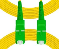 -15m(50ft) OS2 SC/APC to SC/APC Fiber Patch Cable Single Mode Fiber, Simplex,... picture