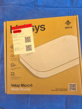 Linksys Velop Micro 6 WiFi 6 Mesh Router LN1101 3 Gbps White 1 LAN picture
