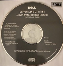 VINTAGE SOFTWARE | DELL OPTIPLEX DRIVERS AND UTILITIES - DISK 3 OF 3 picture