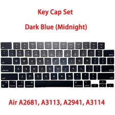 NEW Replacement Set Dark Blue Keyboard Key Cap Macbook Air 13