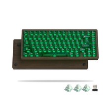 Womier 75% Keyboard with QMK/VIA, WD75 Wood Gaming Keyboard 8000mAh Battery, ... picture