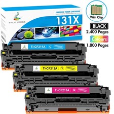 3x CF210A CMY Toner Compatible With HP 131A LaserJet Pro 200 Color M251nw M276nw picture