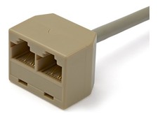 StarTechcom 2 to 1 Rj45 10/100 Mbps Splitter Cavo Adapter RJ45SPLITTER picture