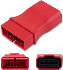 OBD2 to OBD1 Adapter Compatible with GM and Daewoo OBDI 12-Pin Male to OBDII 16- picture
