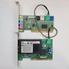 Dell Sound Card Modem Combo 03196W CT6807 SF-1156V/R9E PCI Vintage Audio Fax picture
