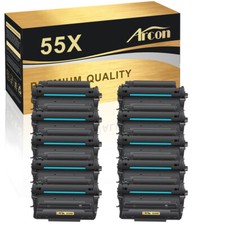 10PK CE255X 55X Toner Cartridge For HP LaserJet Enterprise 500 MFP M525dn M525f picture