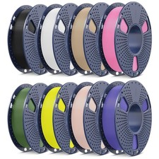 SUNLU PLA Filament Bundle 1.75mm 250g Spools Multicolor 3D Printer Filament picture