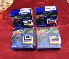 Lot of 4 Ecovictor 923e Replacement Ink Cartridges Black, Cyan, Magenta, Yellow picture