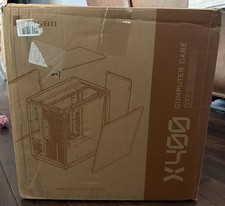 Jonsbo X400 Gray ATX PC Back-Connect Desktop Case, 2 Sides, MB Aux Air Cooling picture